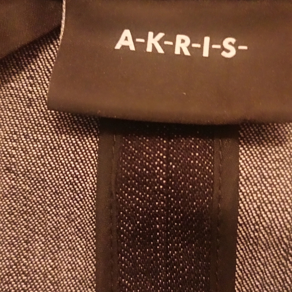 AKRIS Of Switzerland dark Navy Blue Denim $1490.00 at Saks